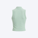 Women Sleeveless Sports Crop Top