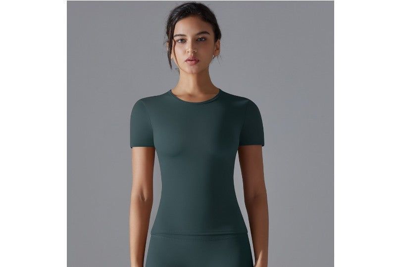 Women Short Sleeve Sports Top, Fitness T-Shirt