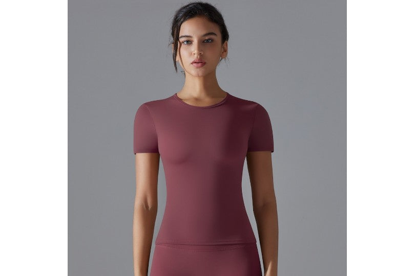 Women Short Sleeve Sports Top, Fitness T-Shirt