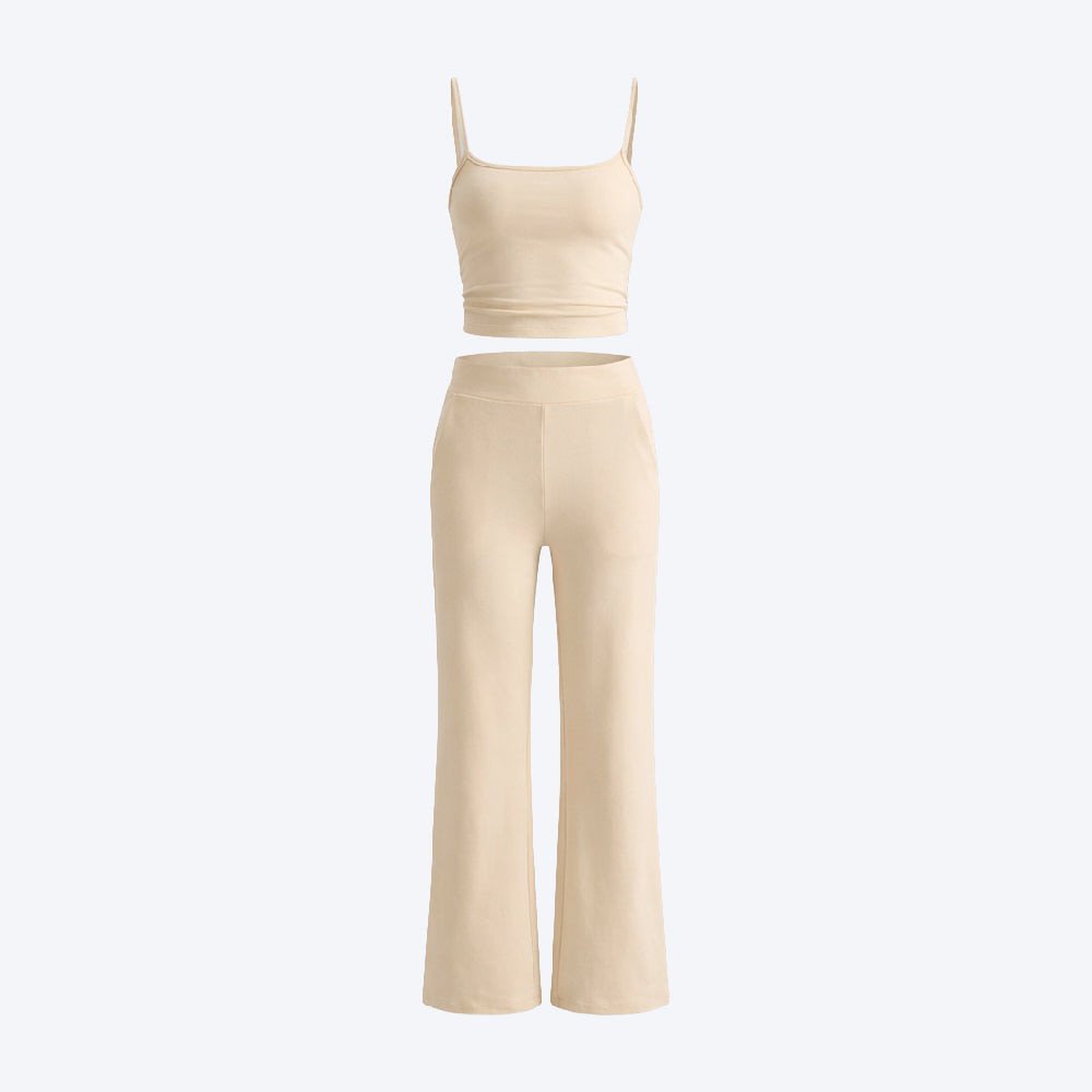 Sports Tank Top & Comfortable Sports Pants Set