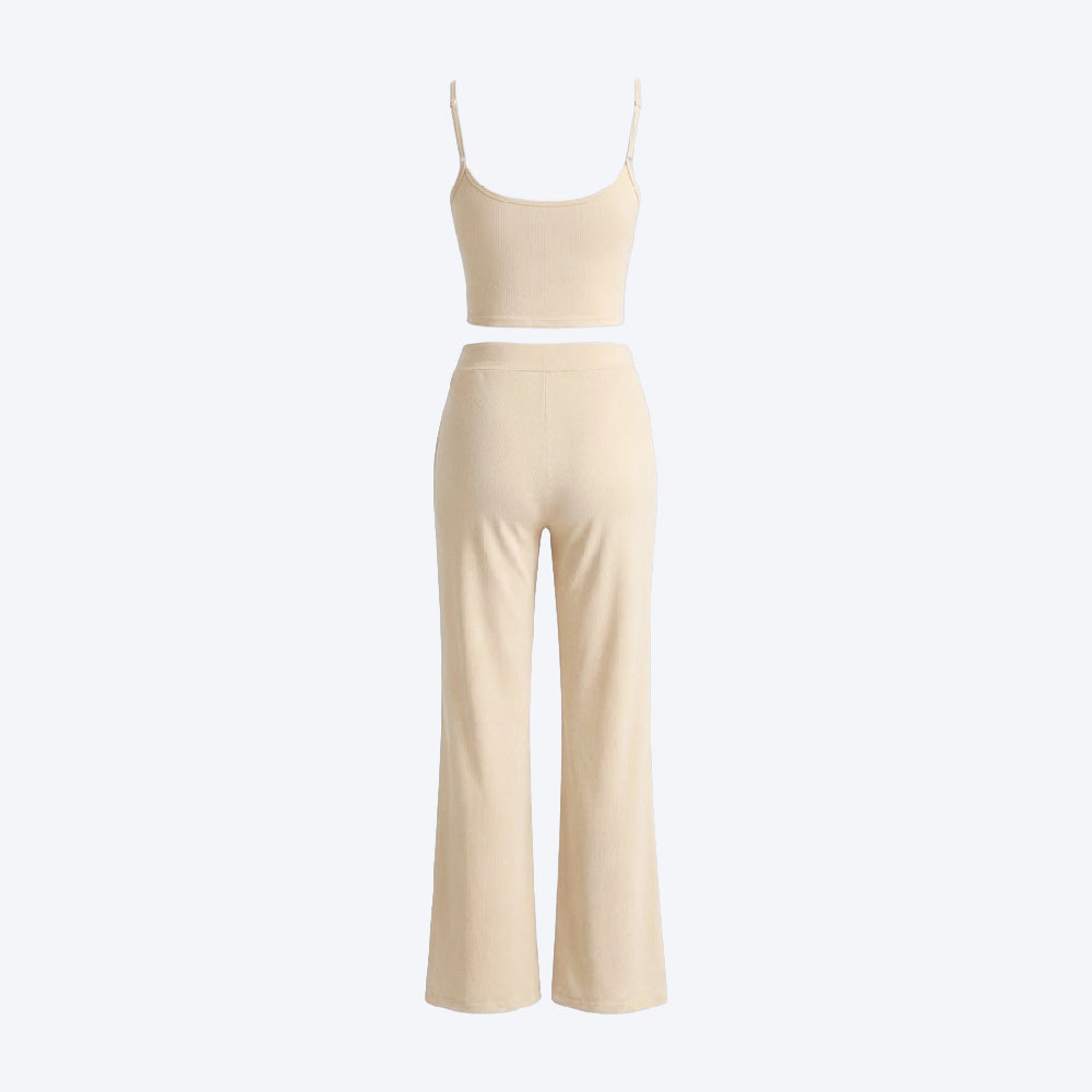 Sports Tank Top & Comfortable Sports Pants Set