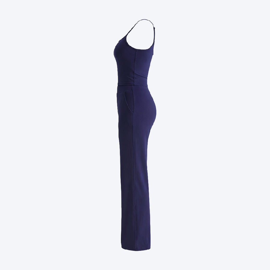 Sports Tank Top & Comfortable Sports Pants Set