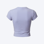 Women Short Sleeve Sports Top, Fitness Top, Activewear Top