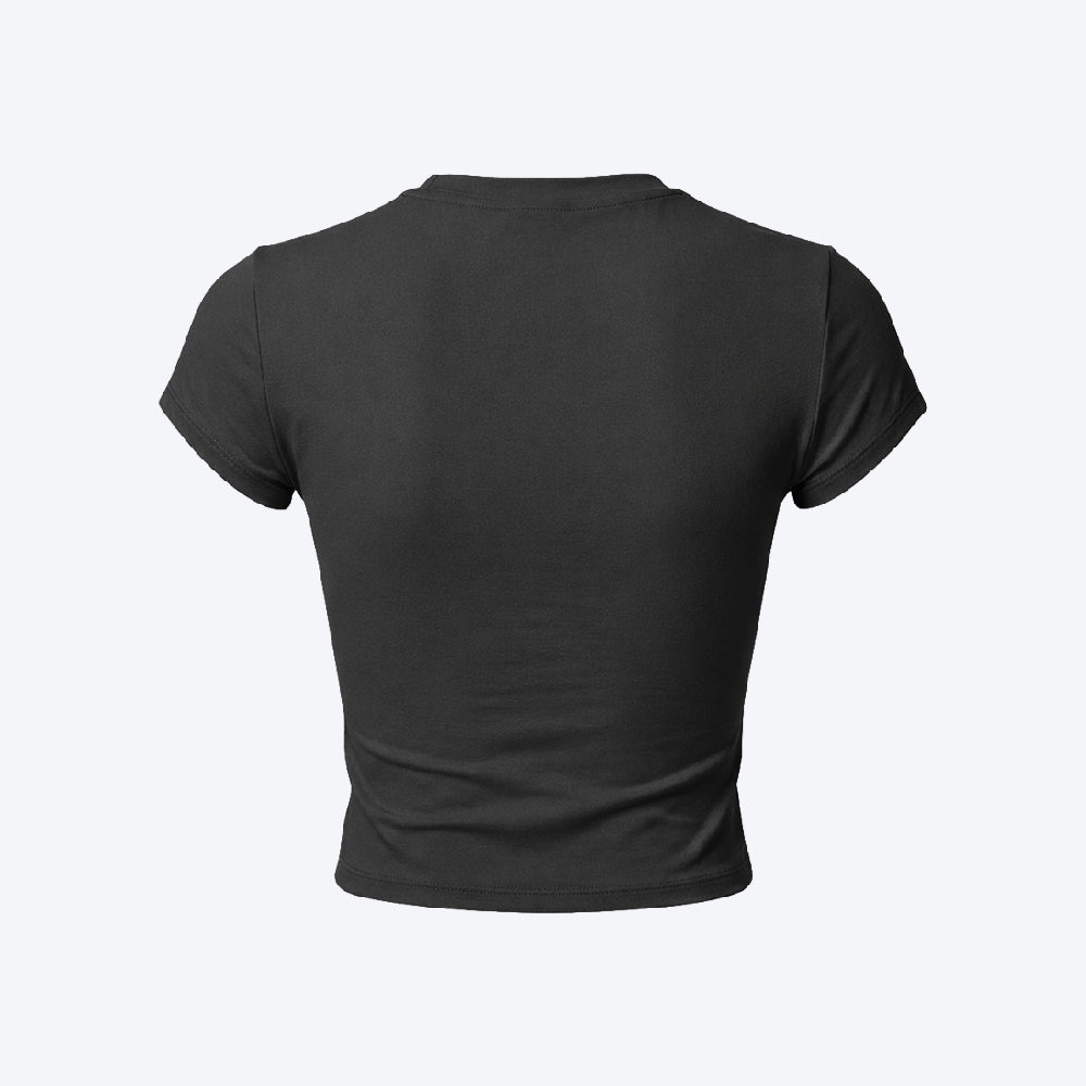Women Short Sleeve Sports Top, Fitness Top, Activewear Top