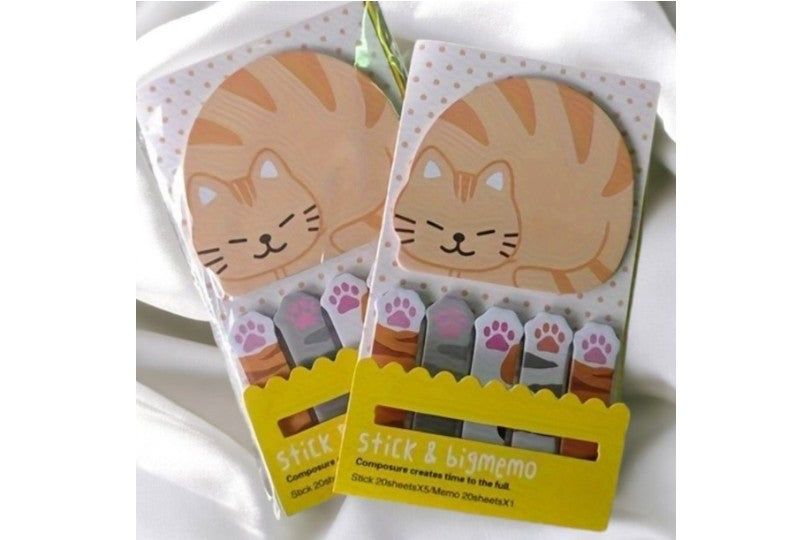 Cat Themed Sticky Notes 120Pcs
