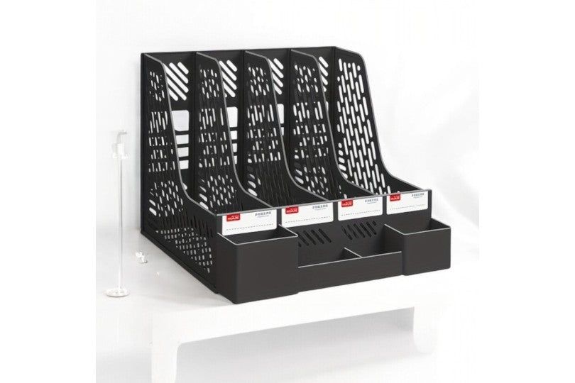 Desk Organizer With Pen Holder 4-Compartment
