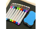 Magnetic Erasable Whiteboard Pen, 8Pcs Set