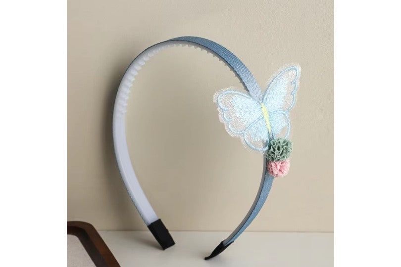 Butterfly & Flower Hairband Elegant Design