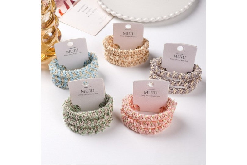 Soft Fabric Hair Ties Set of 5