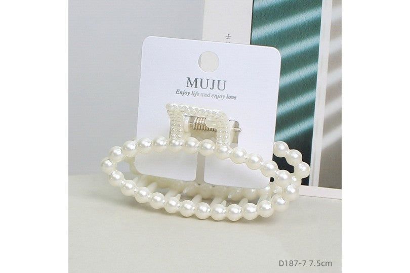 Pearl Design Hair Clip (B)