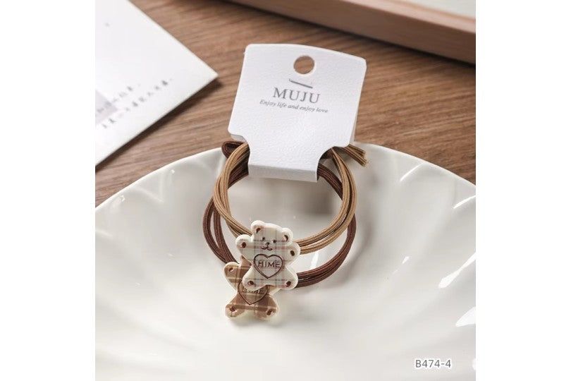 Elegant Brown Hair Ties