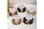 Elegant Hair Ties Brown