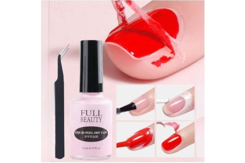 Nail Polish Protection Quick Dry With Tweezers 15Ml Liquid