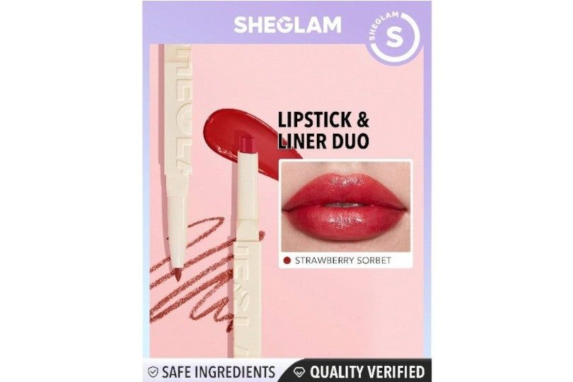 Lipstick & Liner Duo-Strawberry Sorbet