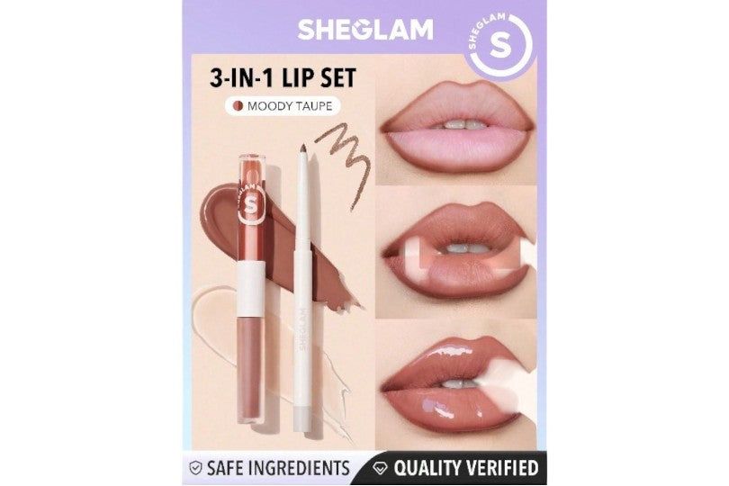 Sheglam Lip Liner And Lip Duo Set