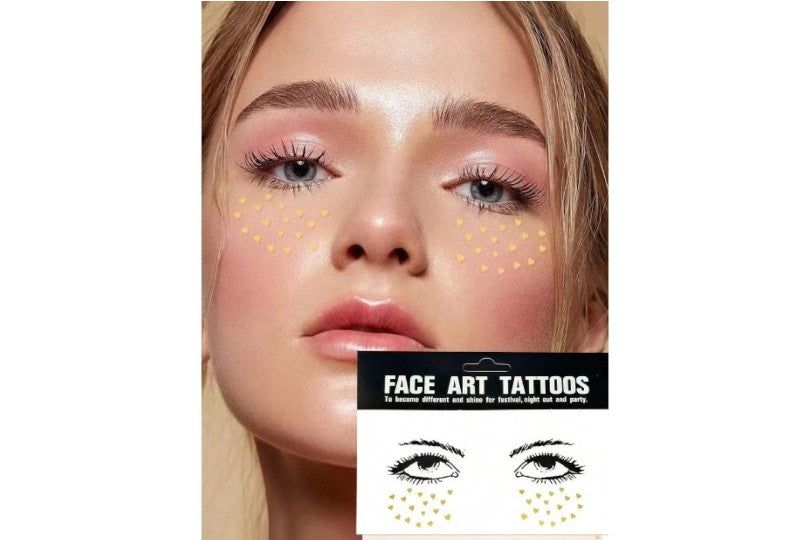 Temporary Face Tattoo Sticker B