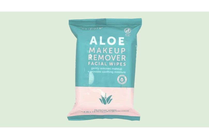 Aloe Makeup Remover Facial Wipes , 24 Wipes