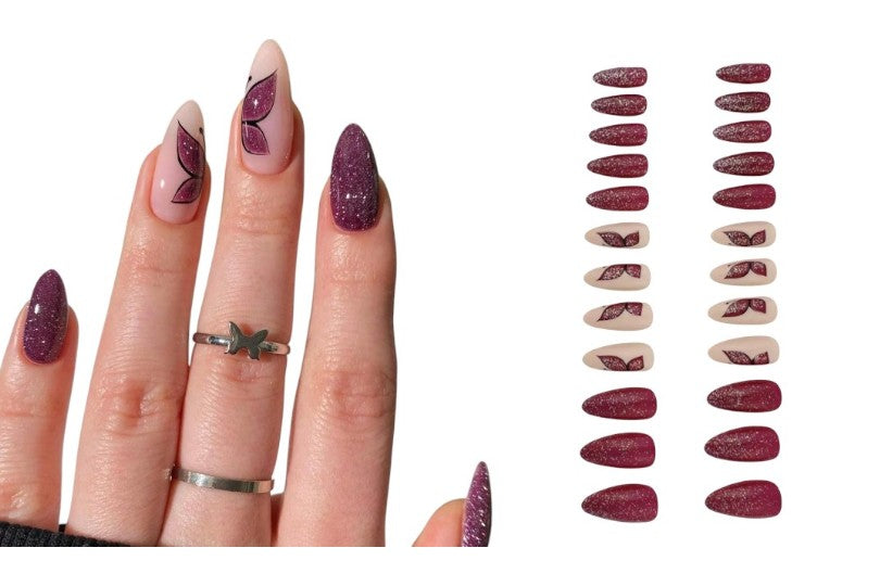 Artificial Nails Set 24Pcs