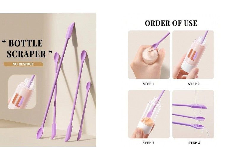 Silicone Empty Bottle Scraper 3Pcs