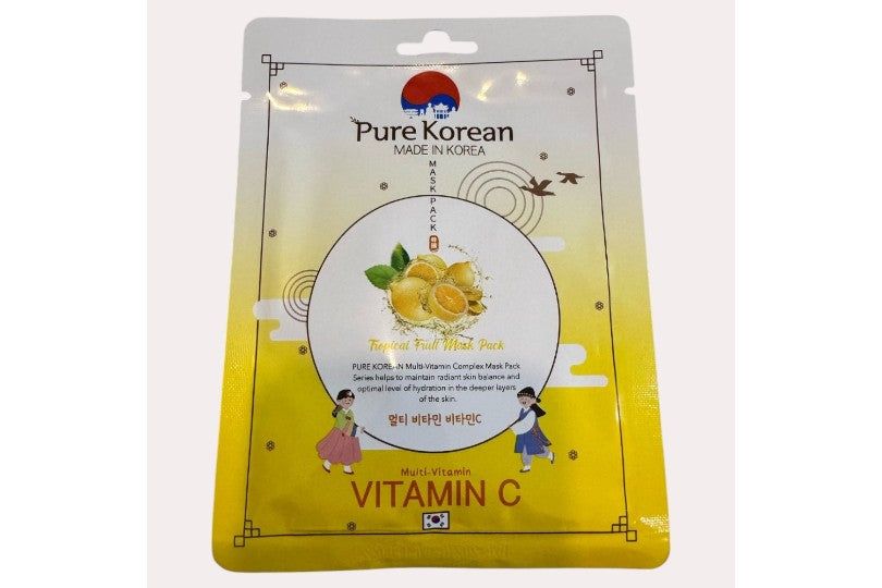 Pure Korean Vitamin C & Multi-Vitamin Lemon Mask Pack