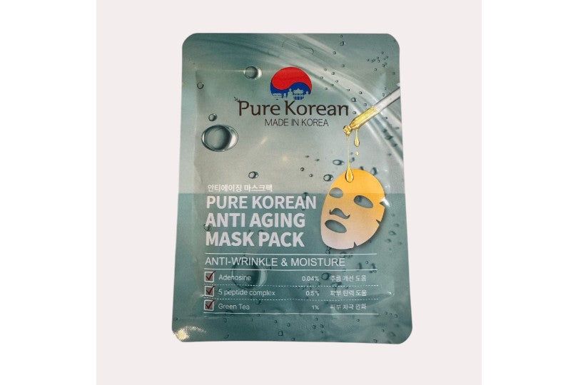 Pure Korean Anti-Wrinkle & Moisture Mask Pack