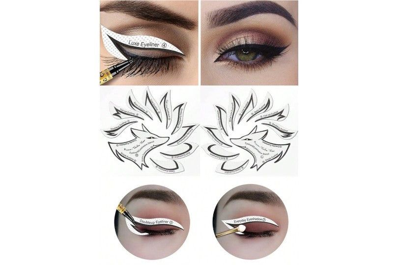Professional Eyeliner Stencil Set 12 Pairs